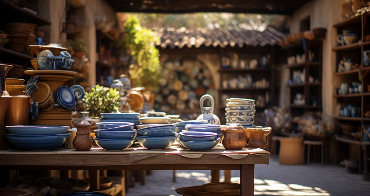 Ceramika kuchenna z różnych kultur i regionów świata.
