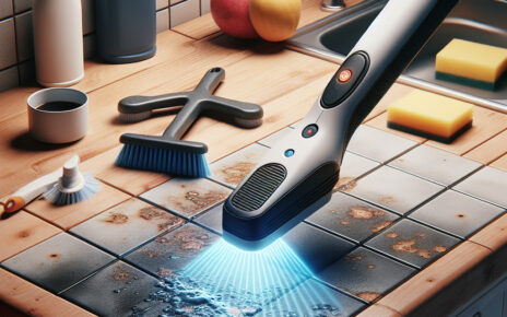 Laser cleaning for removing contaminants from household surfaces