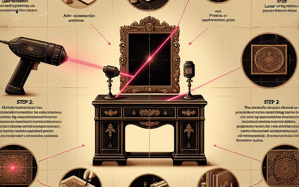 Die Verwendung von Lasern zur Entfernung von Schmutz und Verfärbungen auf Lederobjekten von Antiquitäten