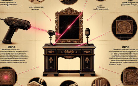 Die Verwendung von Lasern zur Entfernung von Schmutz und Verfärbungen auf Lederobjekten von Antiquitäten